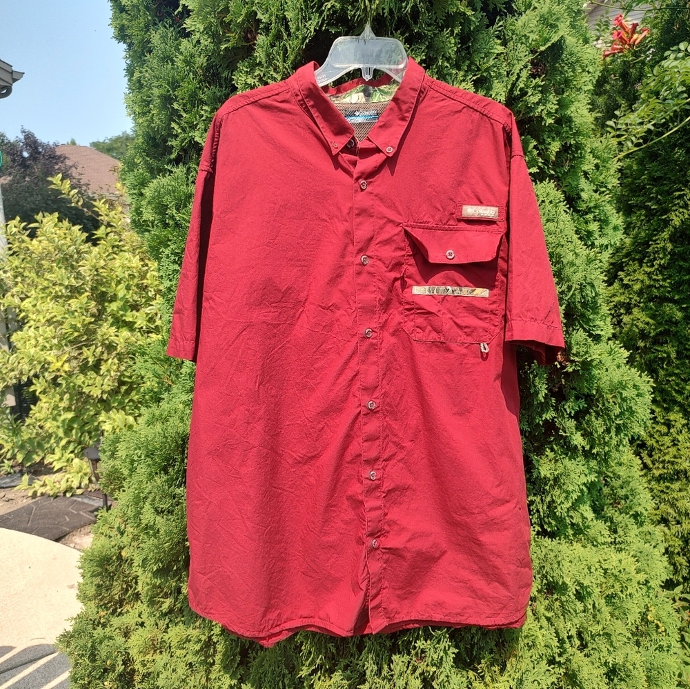 Columbia XXL/2TG Red with Camo Performance Hunting Gear. - Picture 4 of 10